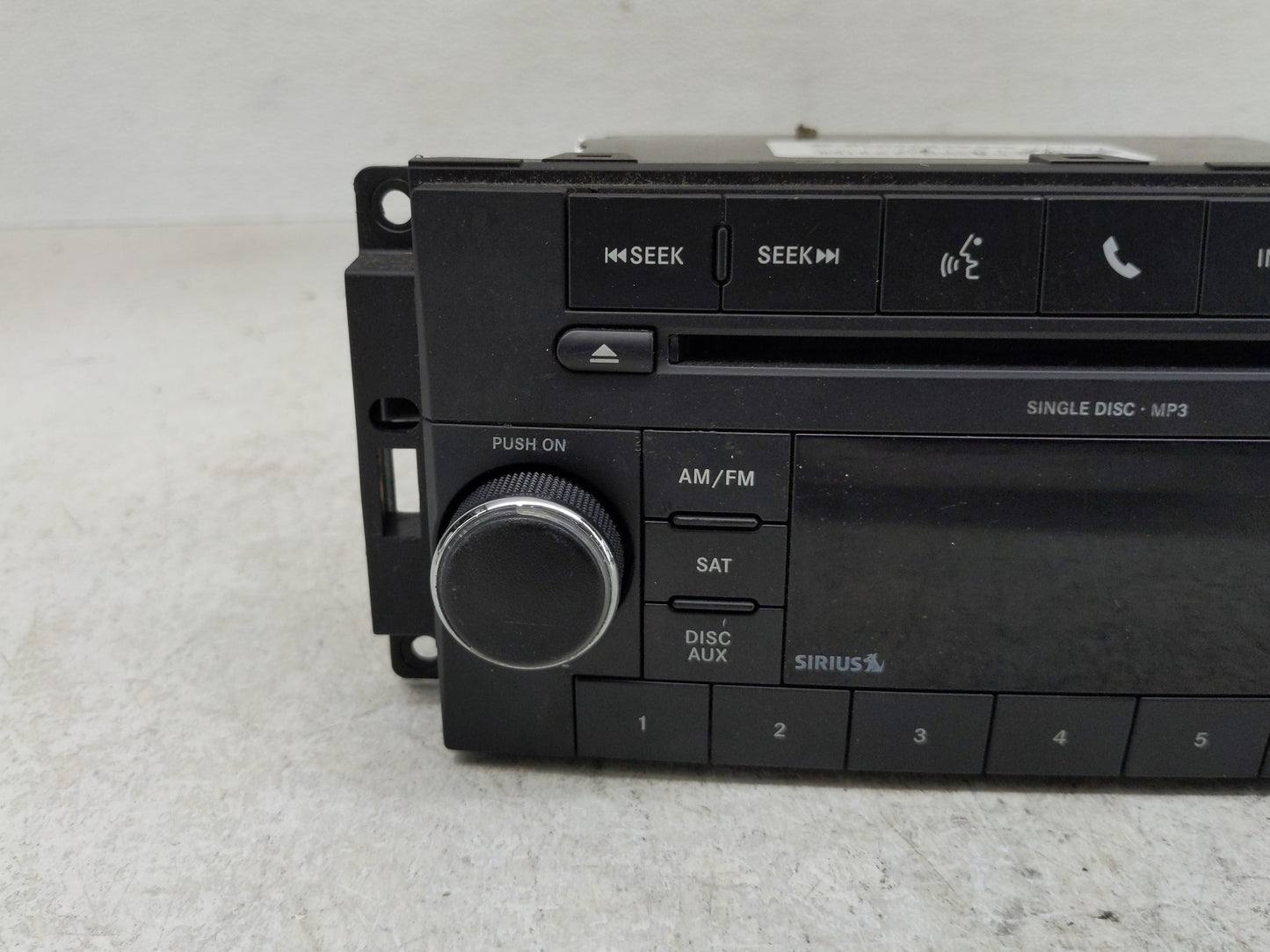 2009-2011 Chrysler Town & Country Radio AM FM Cd Player Receiver Replacement P/N:05091117AC Fits Fits 2008 2009 2010 2011 OE