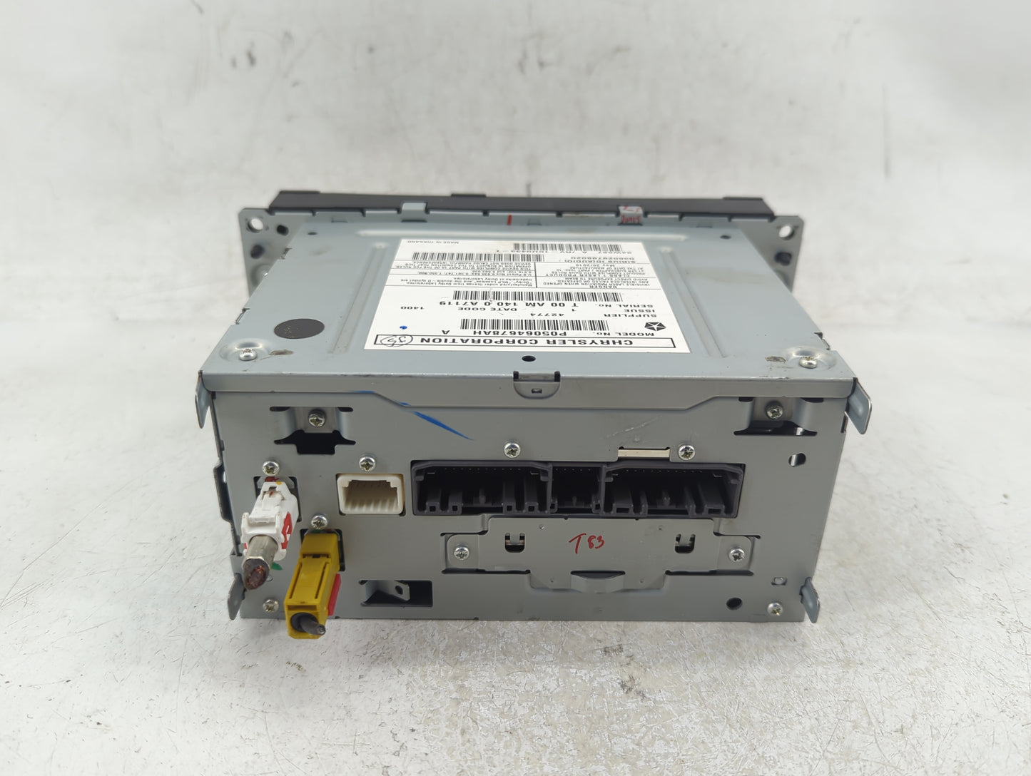 2008-2011 Chrysler Town & Country Radio AM FM Cd Player Receiver Replacement P/N:P05064678AH Fits Fits 2008 2009 2010 2011 2