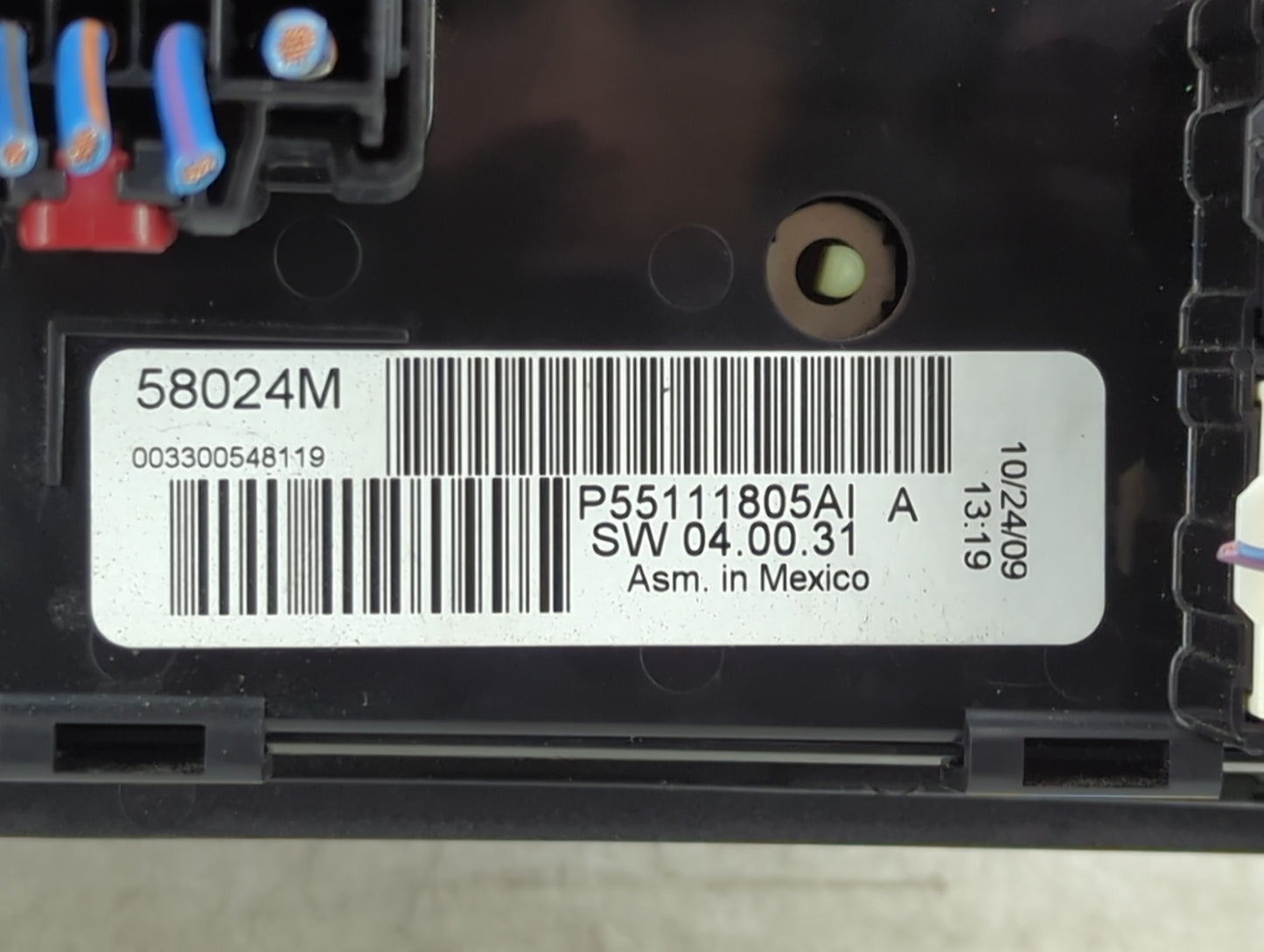 2008-2010 Chrysler Town & Country Climate Control Module Temperature AC/Heater Replacement P/N:P55111805AI Fits OEM Used Aut