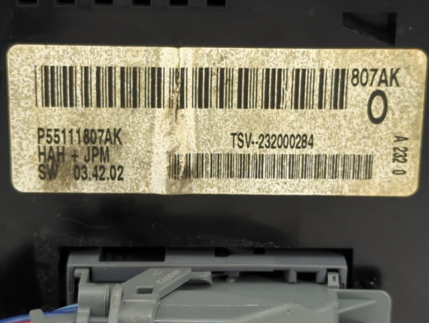 2008-2010 Chrysler Town & Country Climate Control Module Temperature AC/Heater Replacement P/N:P55111807AK Fits OEM Used Aut
