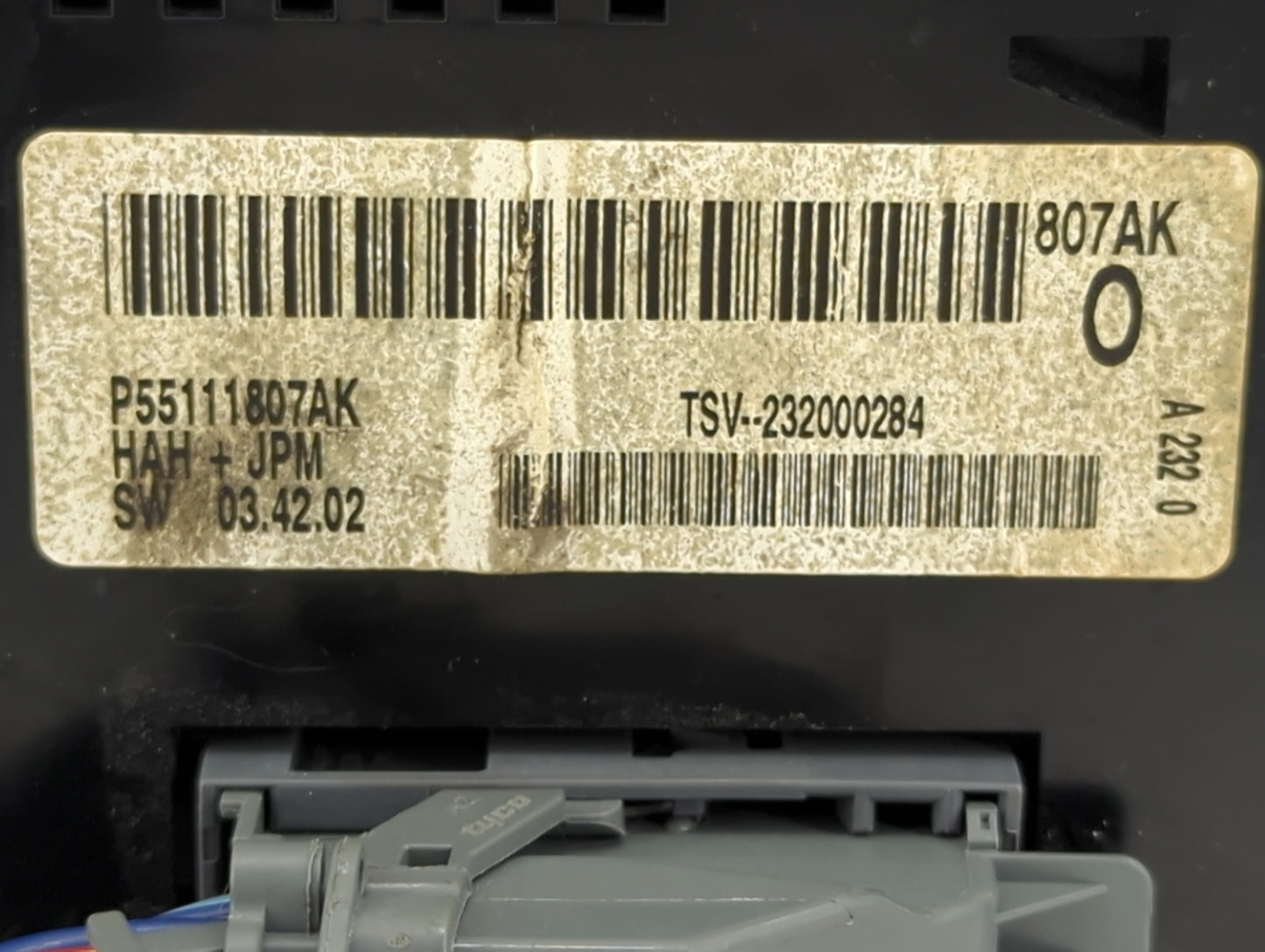 2008-2010 Chrysler Town & Country Climate Control Module Temperature AC/Heater Replacement P/N:P55111807AK Fits OEM Used Aut