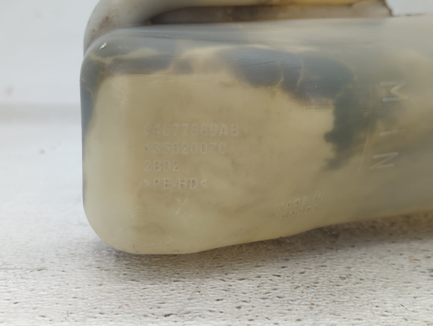 2008 Town & Country Radiator Coolant Overflow Expansion Tank Bottle - Oemusedautoparts1.com