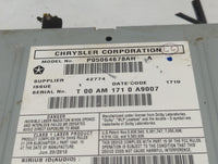 2008-2011 Chrysler Town & Country Radio AM FM Cd Player Receiver Replacement P/N:P05064678AH Fits Fits 2008 2009 2010 2011 2