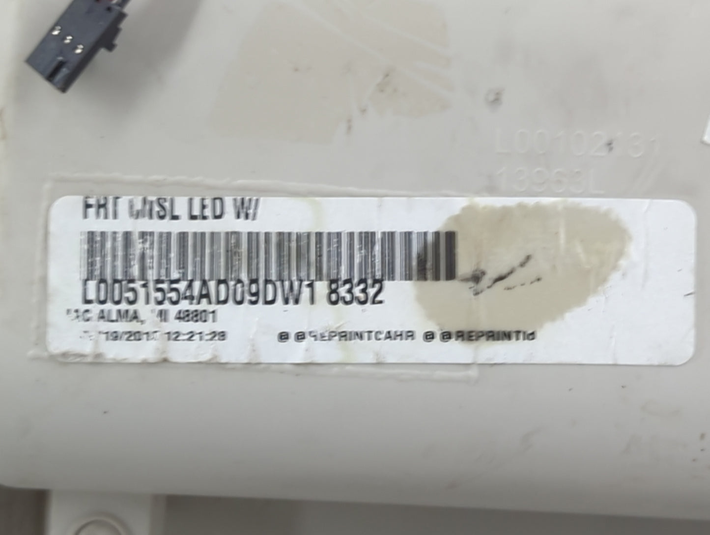 2010 Chrysler Town & Country Overhead Roof Console - Oemusedautoparts1.com