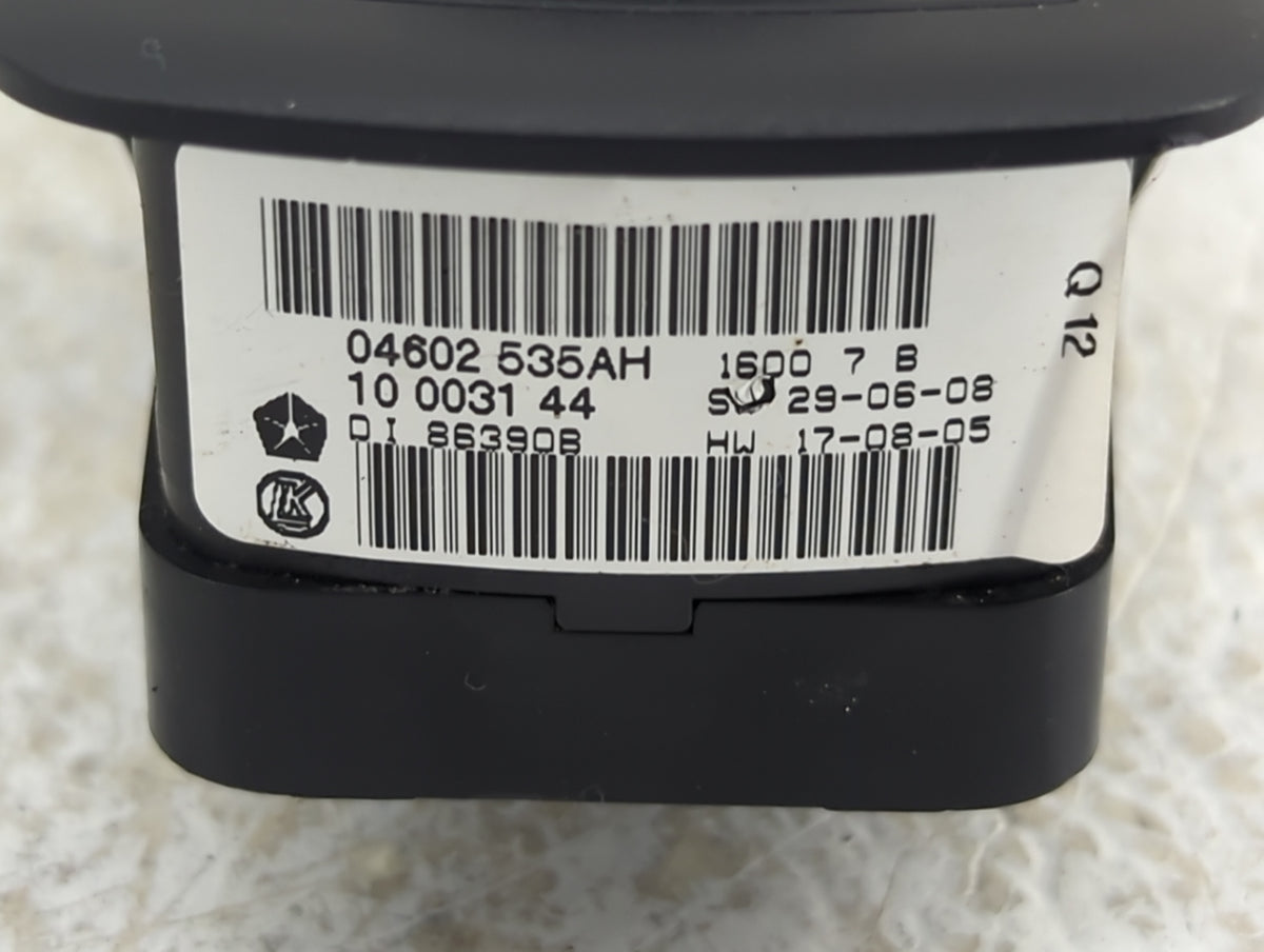 2008-2011 Chrysler Town & Country Master Power Window Switch Replacement Driver Side Left P/N:04602535AH 1000 31 44 Fits OEM
