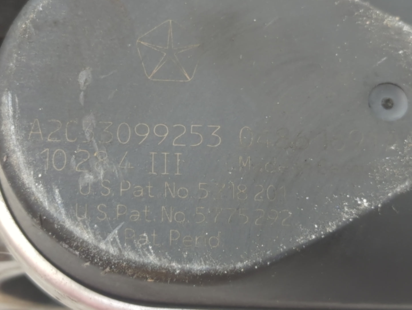 2008-2010 Chrysler Town & Country Throttle Body P/N:A2C33099253 Fits Fits 2006 2007 2008 2009 2010 2011 OEM Used Auto Parts 