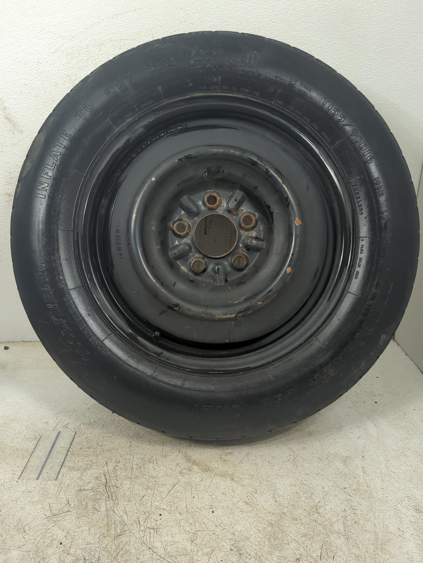 2008-2014 Dodge Avenger Spare Donut Tire Wheel Rim Oem 1098310 - Oemusedautoparts1.com