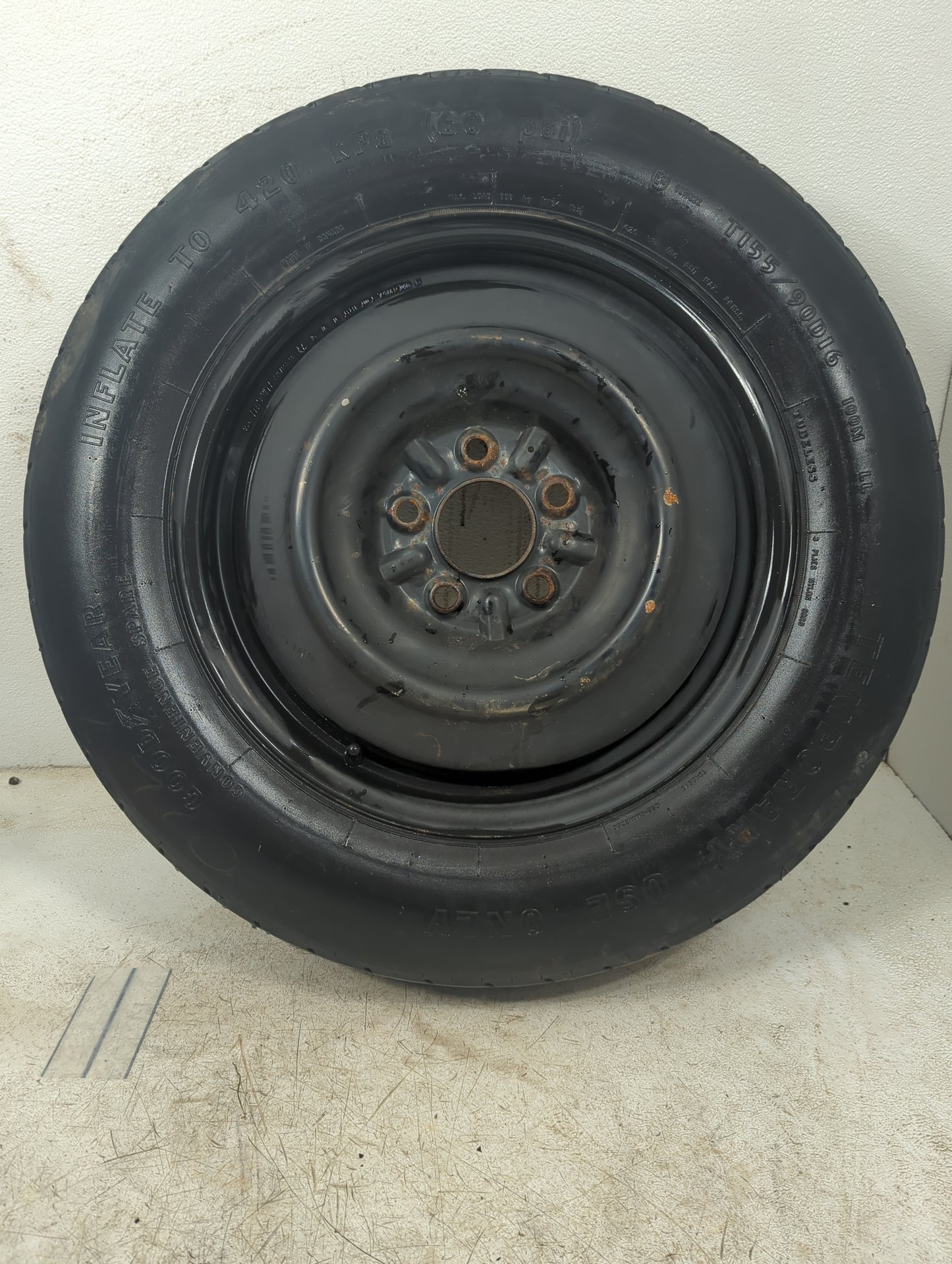 2008-2014 Dodge Avenger Spare Donut Tire Wheel Rim Oem 1098310 - Oemusedautoparts1.com