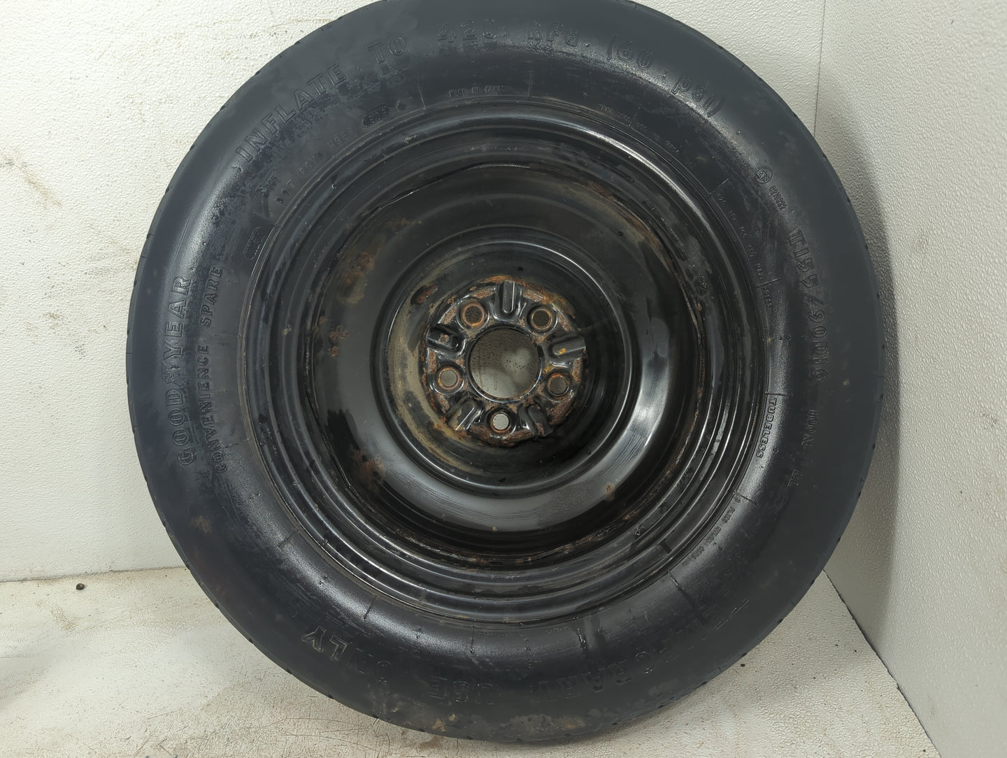 2008-2014 Dodge Avenger Spare Donut Tire Wheel Rim Oem 1098310 - Oemusedautoparts1.com
