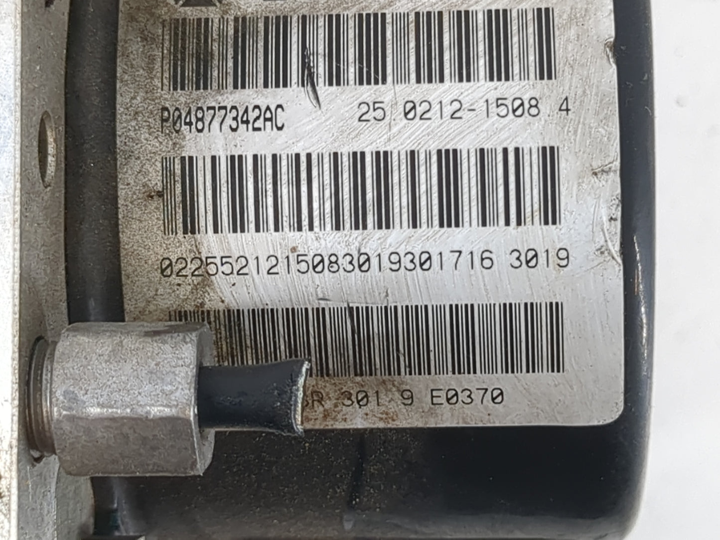 2010 Dodge Avenger ABS Pump Control Module Replacement P/N:P04877342AC Fits OEM Used Auto Parts - Oemusedautoparts1.com