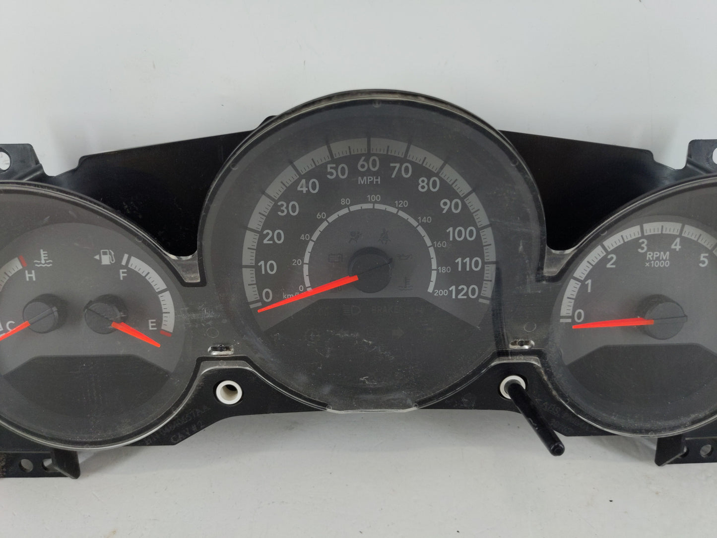 2010 Dodge Avenger Instrument Cluster Speedometer Gauges P/N:P05172731AD Fits OEM Used Auto Parts - Oemusedautoparts1.com