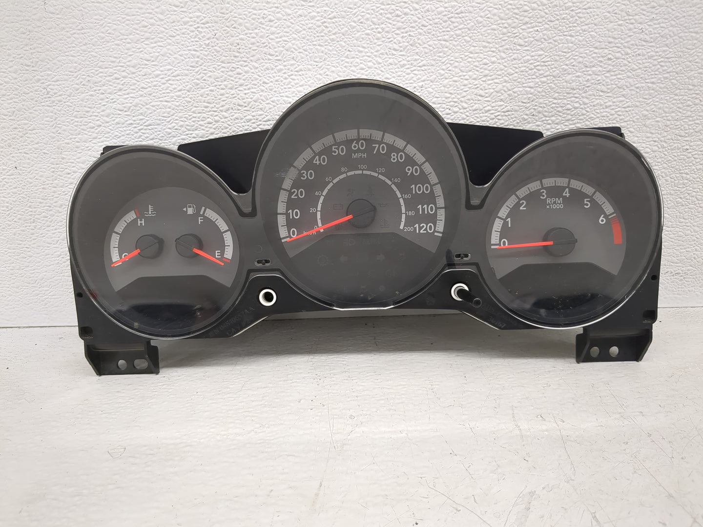 2010 Dodge Avenger Instrument Cluster Speedometer Gauges P/N:P05172731AD Fits OEM Used Auto Parts - Oemusedautoparts1.com