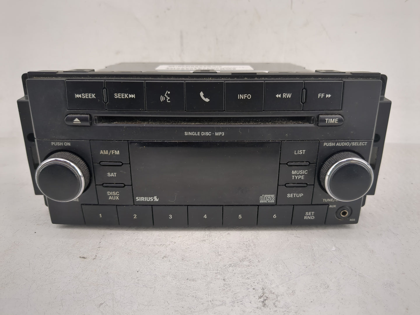 2008-2010 Dodge Avenger Radio AM FM Cd Player Receiver Replacement P/N:P05091115AC Fits Fits 2007 2008 2009 2010 OEM Used Au