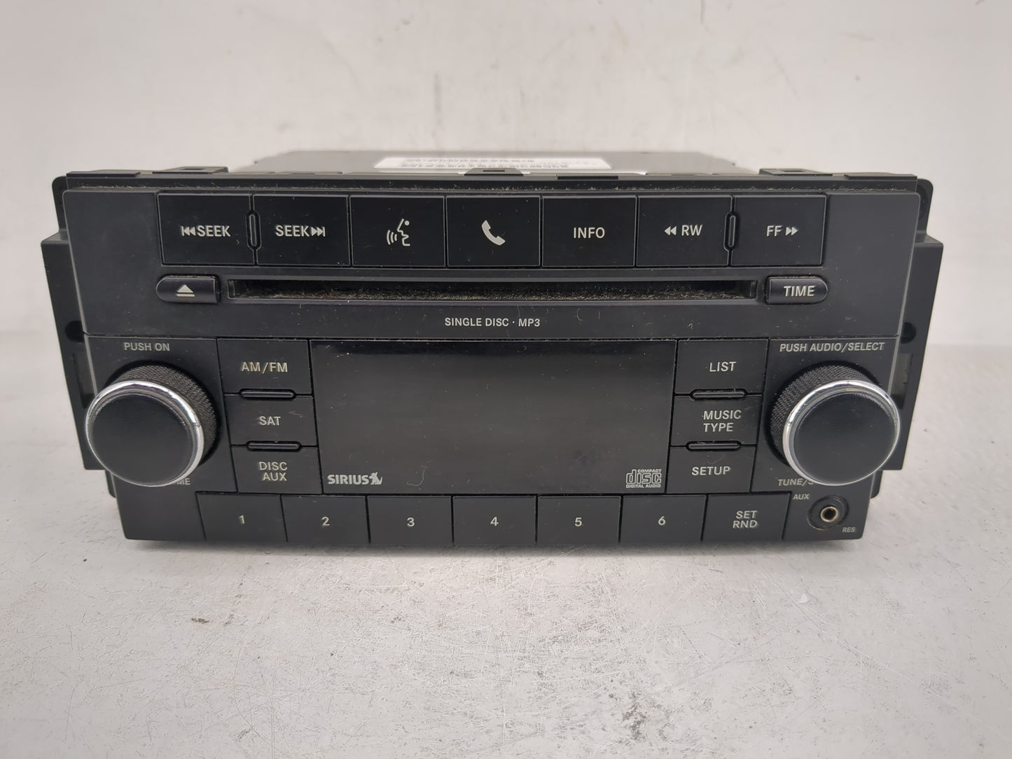 2008-2010 Dodge Avenger Radio AM FM Cd Player Receiver Replacement P/N:P05091115AC Fits Fits 2007 2008 2009 2010 OEM Used Au