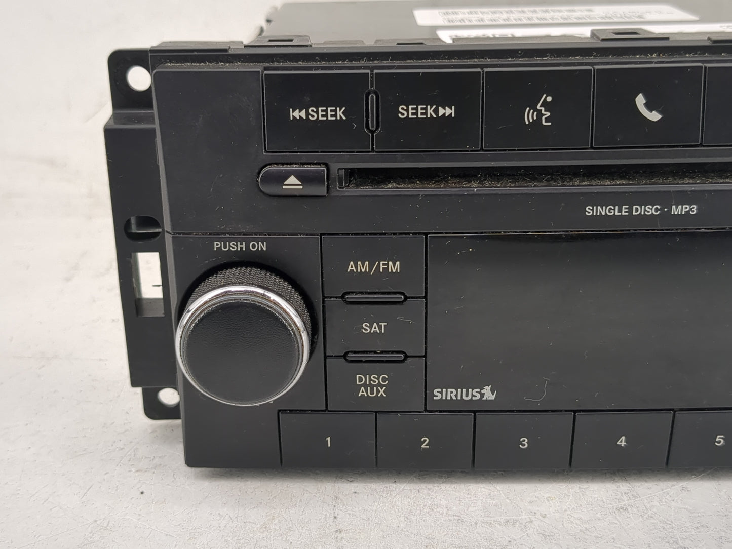 2008-2010 Dodge Avenger Radio AM FM Cd Player Receiver Replacement P/N:P05091115AC Fits Fits 2007 2008 2009 2010 OEM Used Au