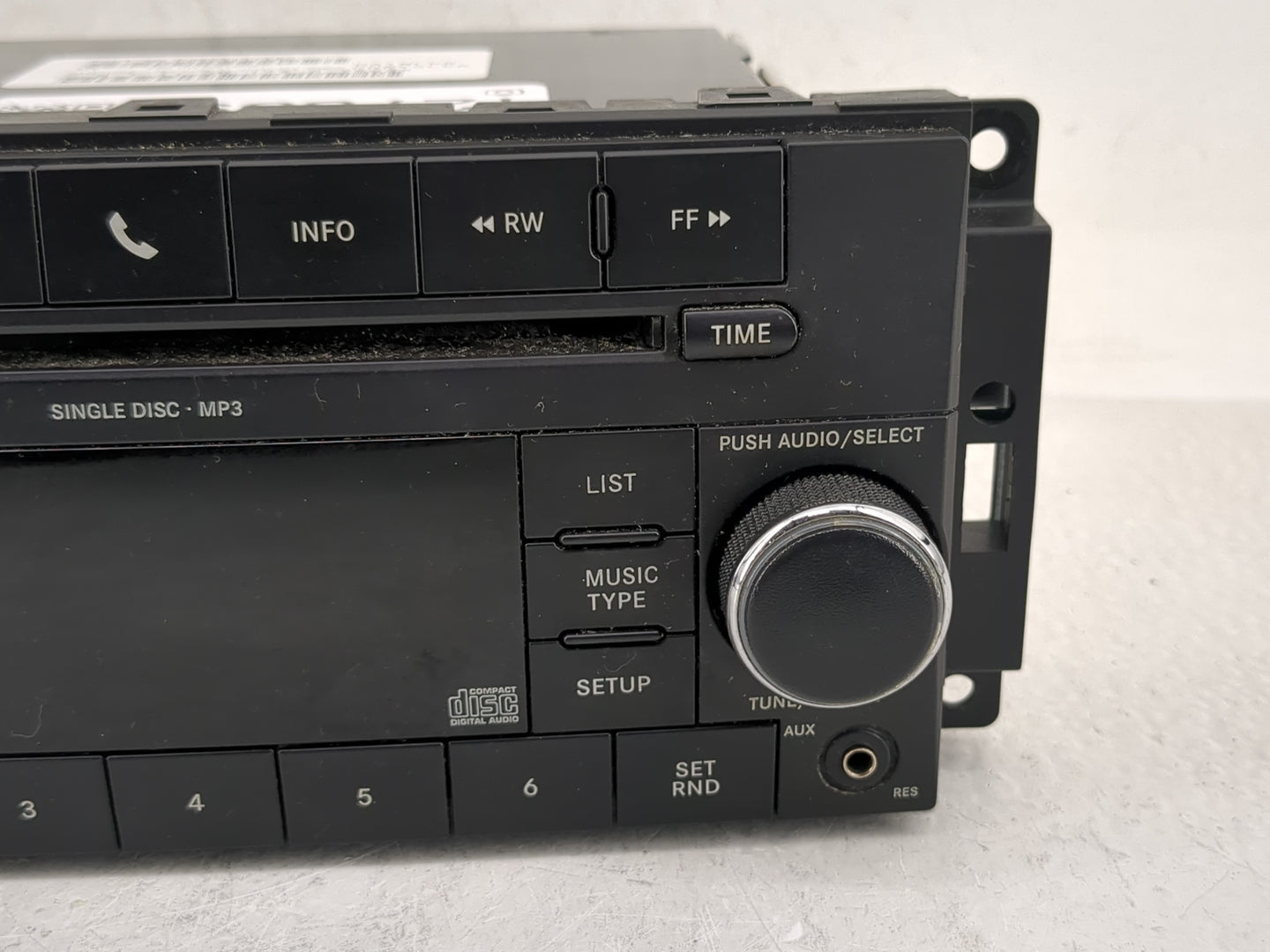 2008-2010 Dodge Avenger Radio AM FM Cd Player Receiver Replacement P/N:P05091115AC Fits Fits 2007 2008 2009 2010 OEM Used Au