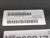 2008-2010 Dodge Avenger Radio AM FM Cd Player Receiver Replacement P/N:P05091115AC Fits Fits 2007 2008 2009 2010 OEM Used Au