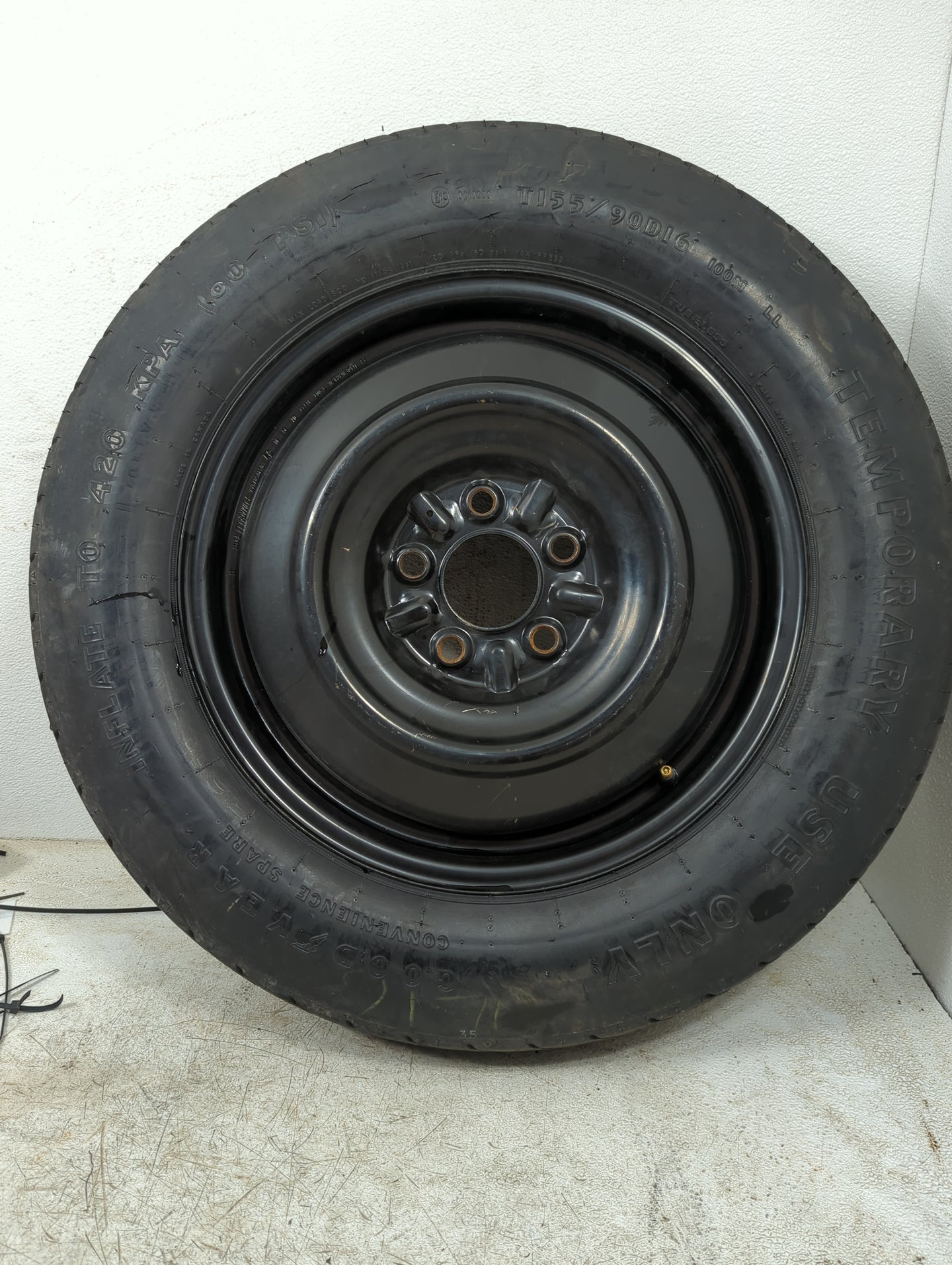2008-2014 Dodge Avenger Spare Donut Tire Wheel Rim Oem 1282244 - Oemusedautoparts1.com