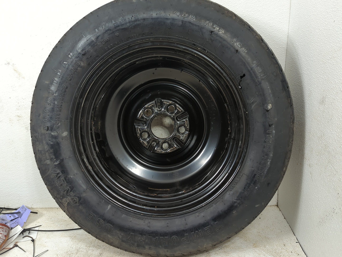 2008-2014 Dodge Avenger Spare Donut Tire Wheel Rim Oem 1282244 - Oemusedautoparts1.com