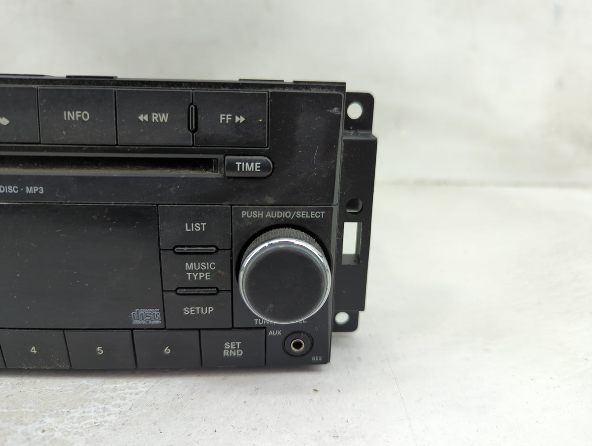 2009-2010 Dodge Avenger Radio AM FM Cd Player Receiver Replacement P/N:P05091115AC Fits Fits 2008 2009 2010 OEM Used Auto Pa