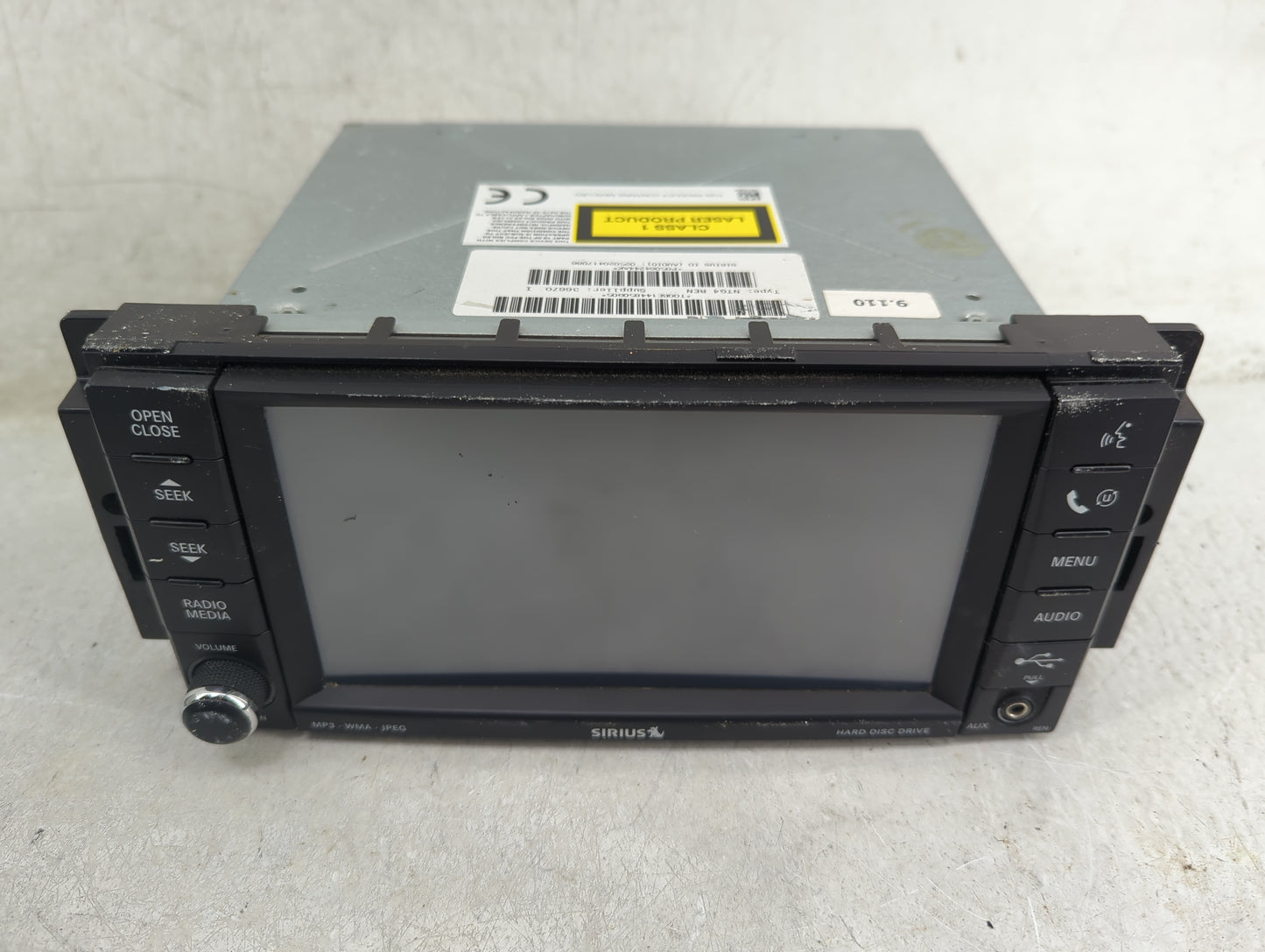 2008-2010 Dodge Avenger Radio AM FM Cd Player Receiver Replacement P/N:P05064244AK Fits Fits 2007 2008 2009 2010 OEM Used Au