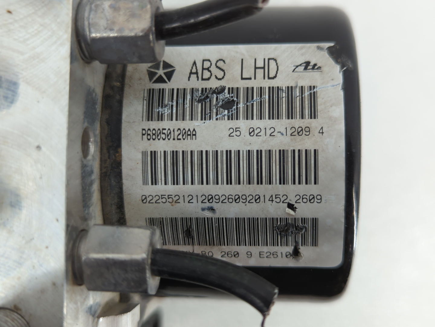 2010 Dodge Avenger ABS Pump Control Module Replacement P/N:P68050120AA Fits OEM Used Auto Parts - Oemusedautoparts1.com