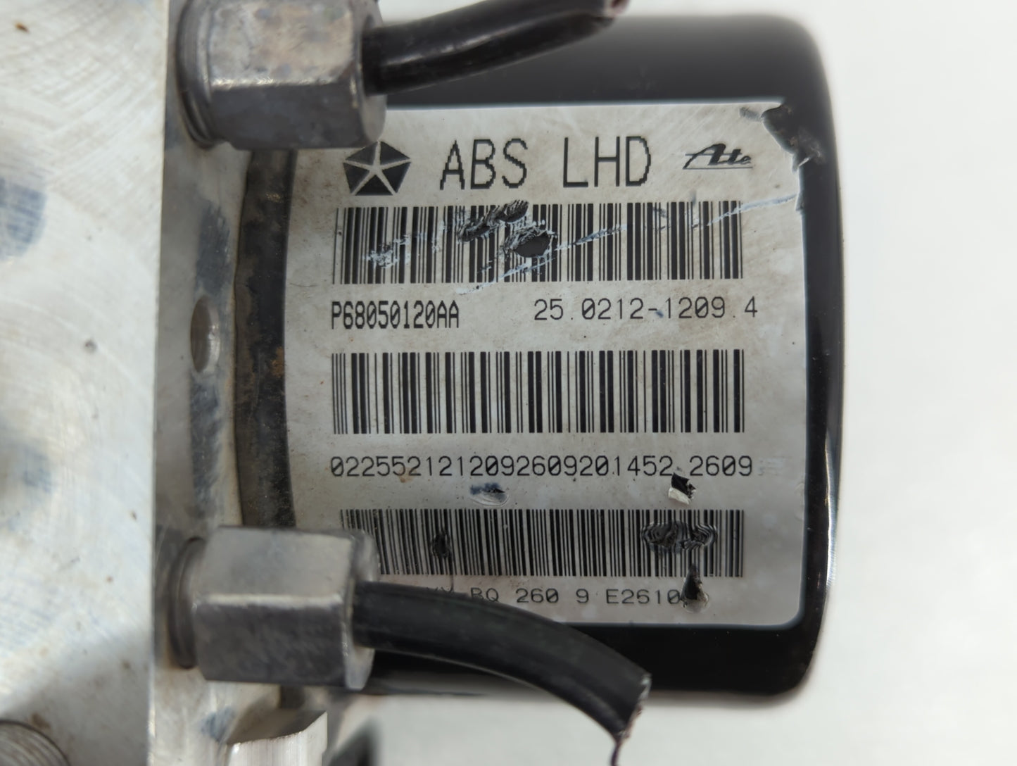 2010 Dodge Avenger ABS Pump Control Module Replacement P/N:P68050120AA Fits OEM Used Auto Parts - Oemusedautoparts1.com