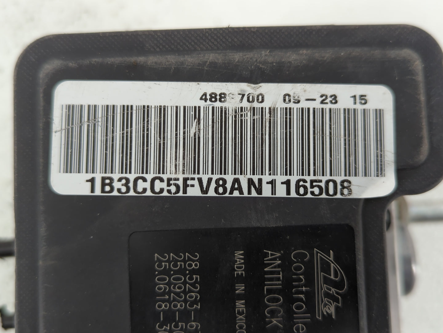 2010 Dodge Avenger ABS Pump Control Module Replacement P/N:P68050120AA Fits OEM Used Auto Parts - Oemusedautoparts1.com