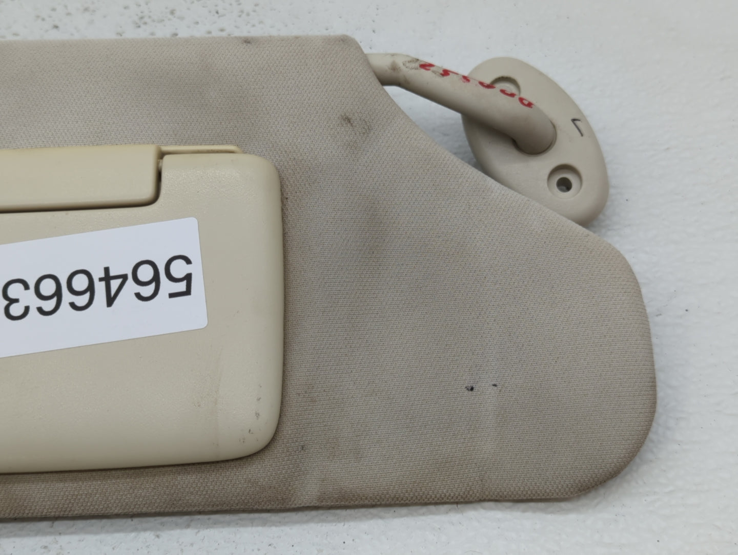 2008-2010 Dodge Avenger Sun Visor Shade Replacement Passenger Right Mirror Fits Fits 2008 2009 2010 OEM Used Auto Parts - Oe