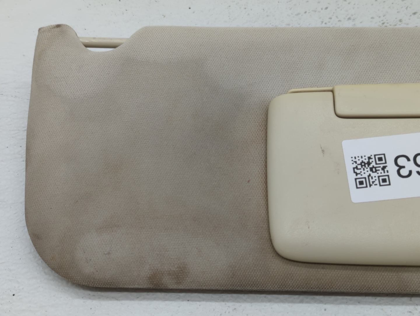 2008-2010 Dodge Avenger Sun Visor Shade Replacement Passenger Right Mirror Fits Fits 2008 2009 2010 OEM Used Auto Parts - Oe