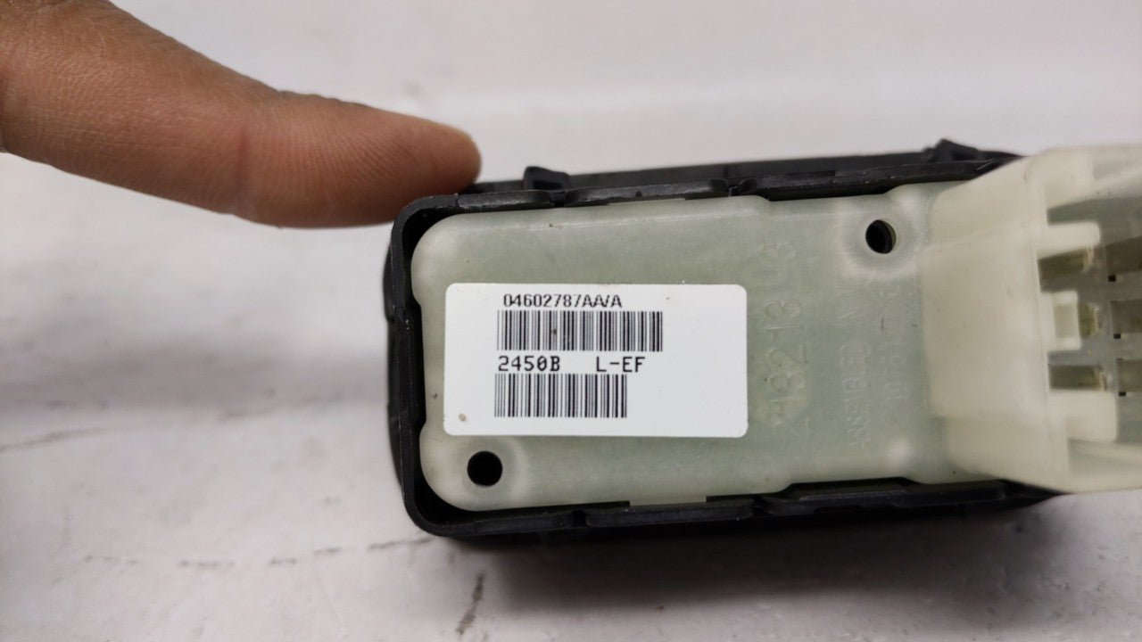 2010 Dodge Avenger Driver Left Rear Power Window Switch 04602787aa - Oemusedautoparts1.com