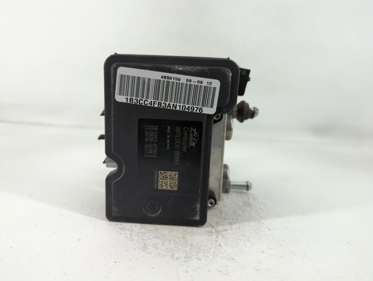 2010 Dodge Avenger ABS Pump Control Module Replacement P/N:P68050120AA Fits OEM Used Auto Parts - Oemusedautoparts1.com