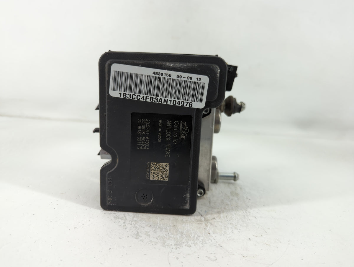 2010 Dodge Avenger Anti-Lock Brake ABS Pump Module Actuator OEM P/N:P68050120AA Fits OEM Used Auto Parts - Oemusedautoparts1