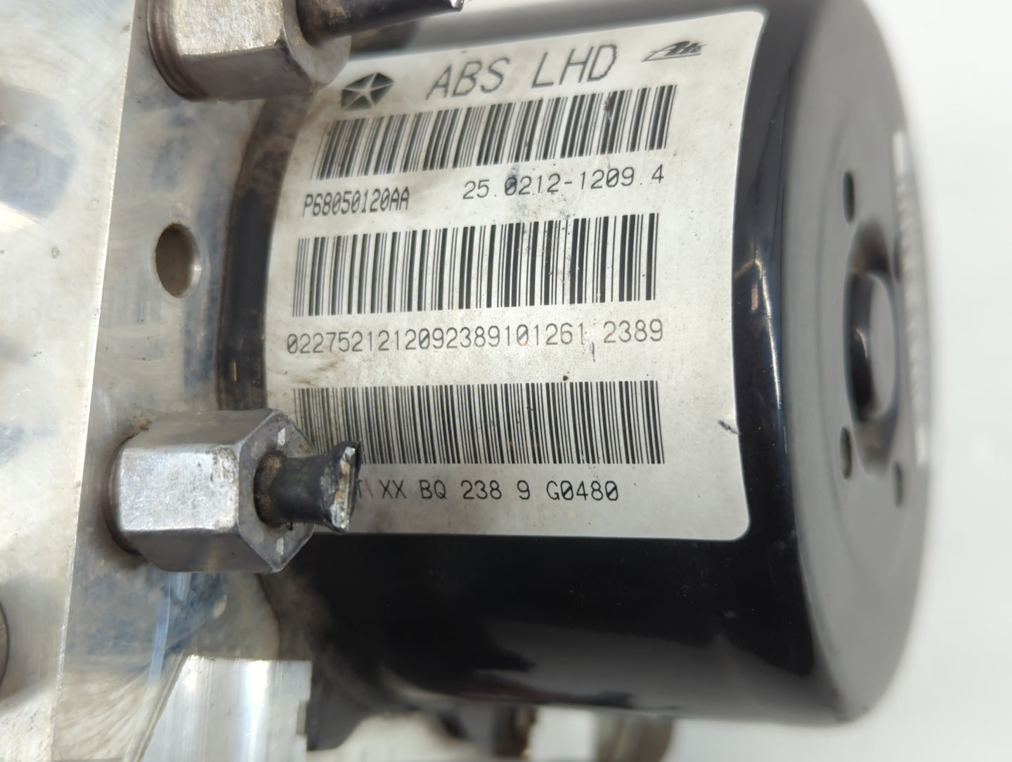 2010 Dodge Avenger ABS Pump Control Module Replacement P/N:P68050120AA Fits OEM Used Auto Parts - Oemusedautoparts1.com