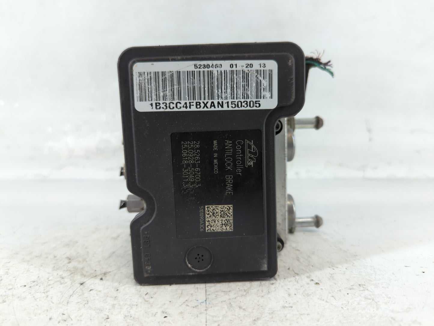 2010 Dodge Avenger ABS Pump Control Module Replacement P/N:P68050120AA Fits OEM Used Auto Parts - Oemusedautoparts1.com