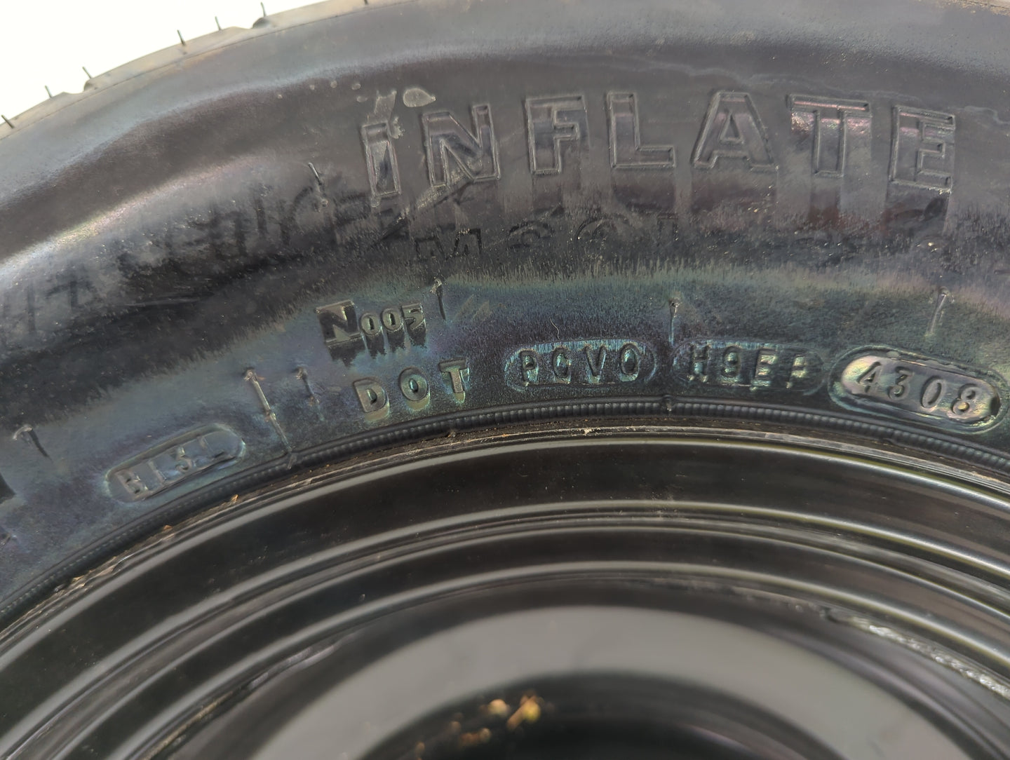 2008-2014 Dodge Avenger Spare Donut Tire Wheel Rim Oem - Oemusedautoparts1.com