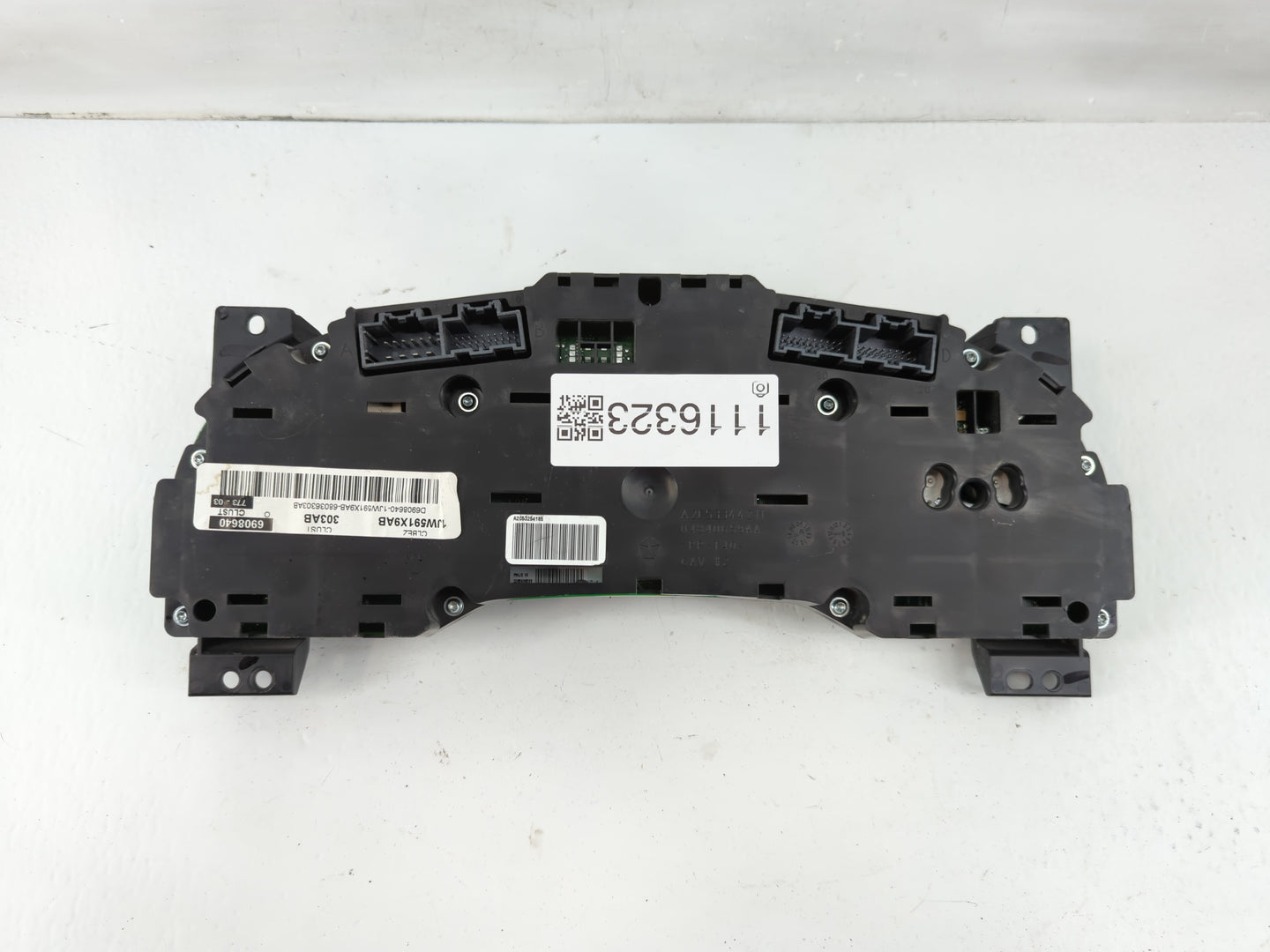 2010 Dodge Caliber Instrument Cluster Speedometer Gauges P/N:1JW591X9AB Fits OEM Used Auto Parts - Oemusedautoparts1.com