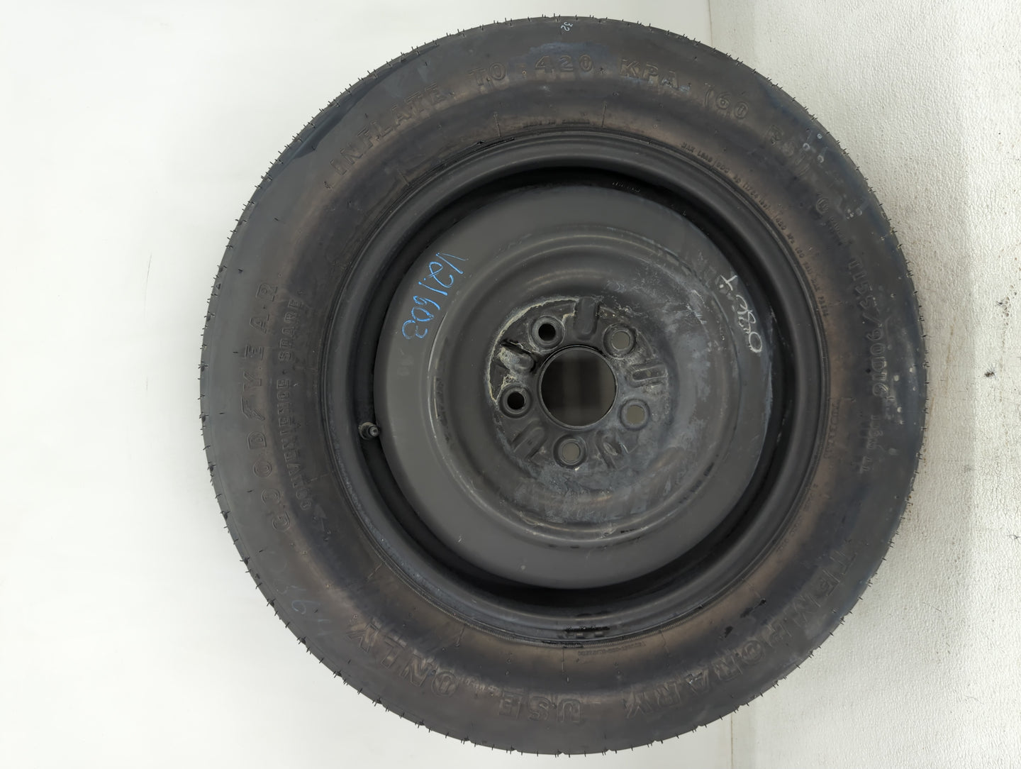 2007-2012 Dodge Caliber Spare Donut Tire Wheel Rim Oem - Oemusedautoparts1.com