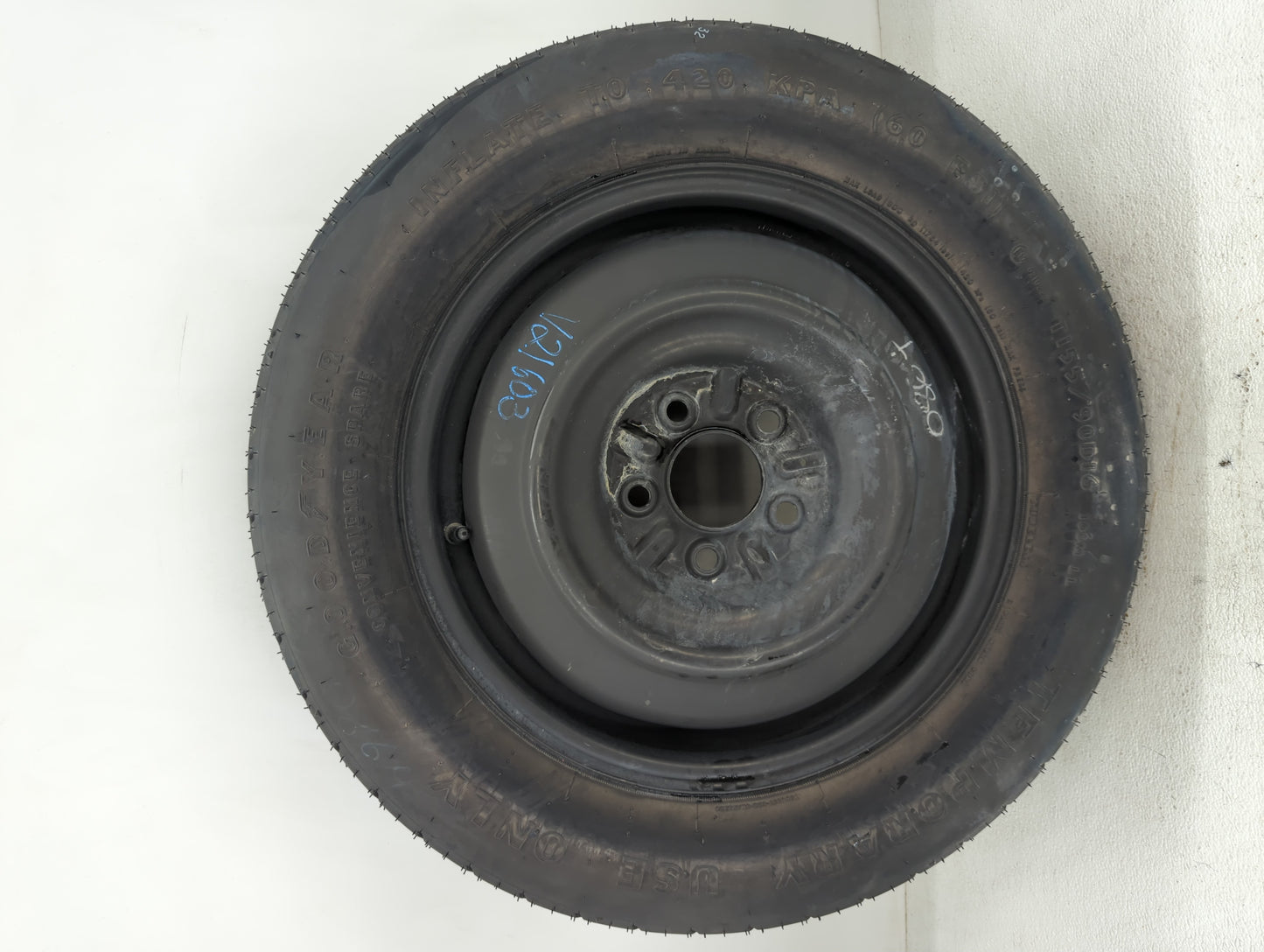 2007-2012 Dodge Caliber Spare Donut Tire Wheel Rim Oem - Oemusedautoparts1.com