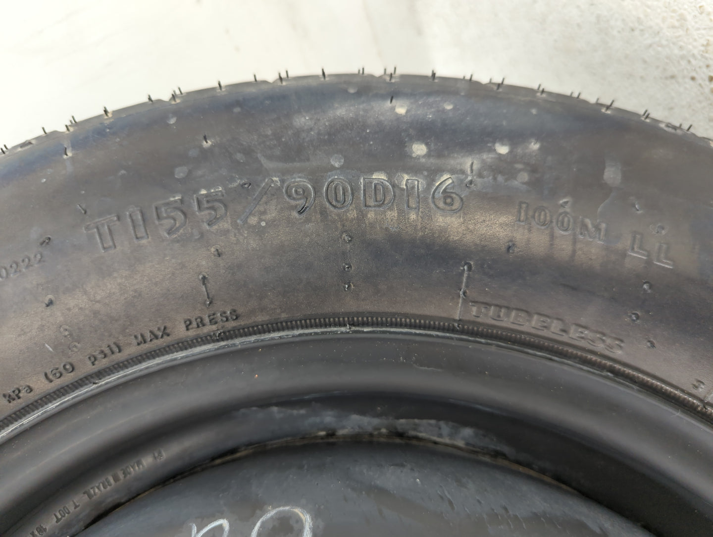 2007-2012 Dodge Caliber Spare Donut Tire Wheel Rim Oem - Oemusedautoparts1.com