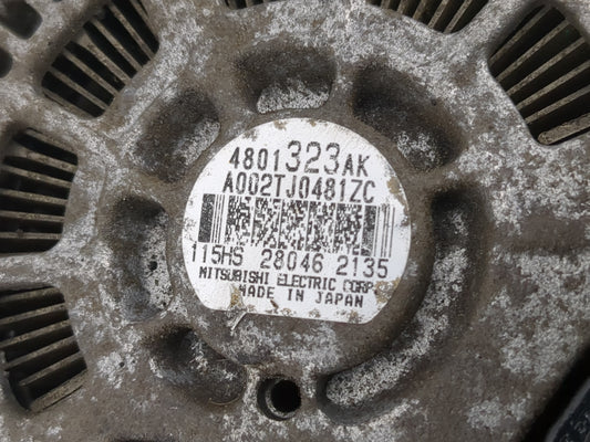 2007-2012 Dodge Caliber Alternator Replacement Generator Charging Assembly Engine OEM P/N:A002TJ0481ZC 4801323AK Fits OEM Used Auto Parts