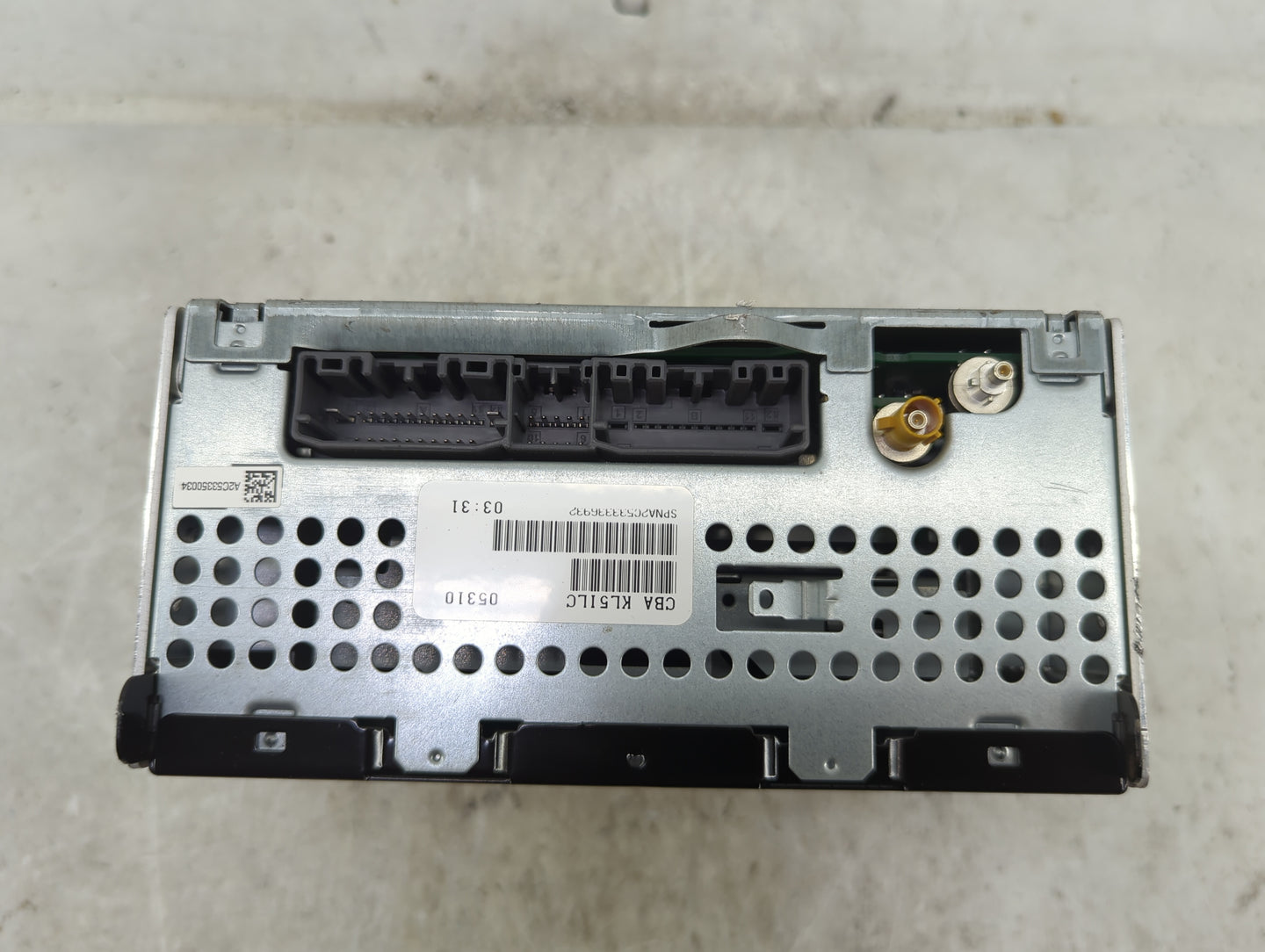 2010 Dodge Caliber Radio AM FM Cd Player Receiver Replacement P/N:CBA KL5ILC SPNA2C533336932, A2C53385003 Fits OEM Used Auto