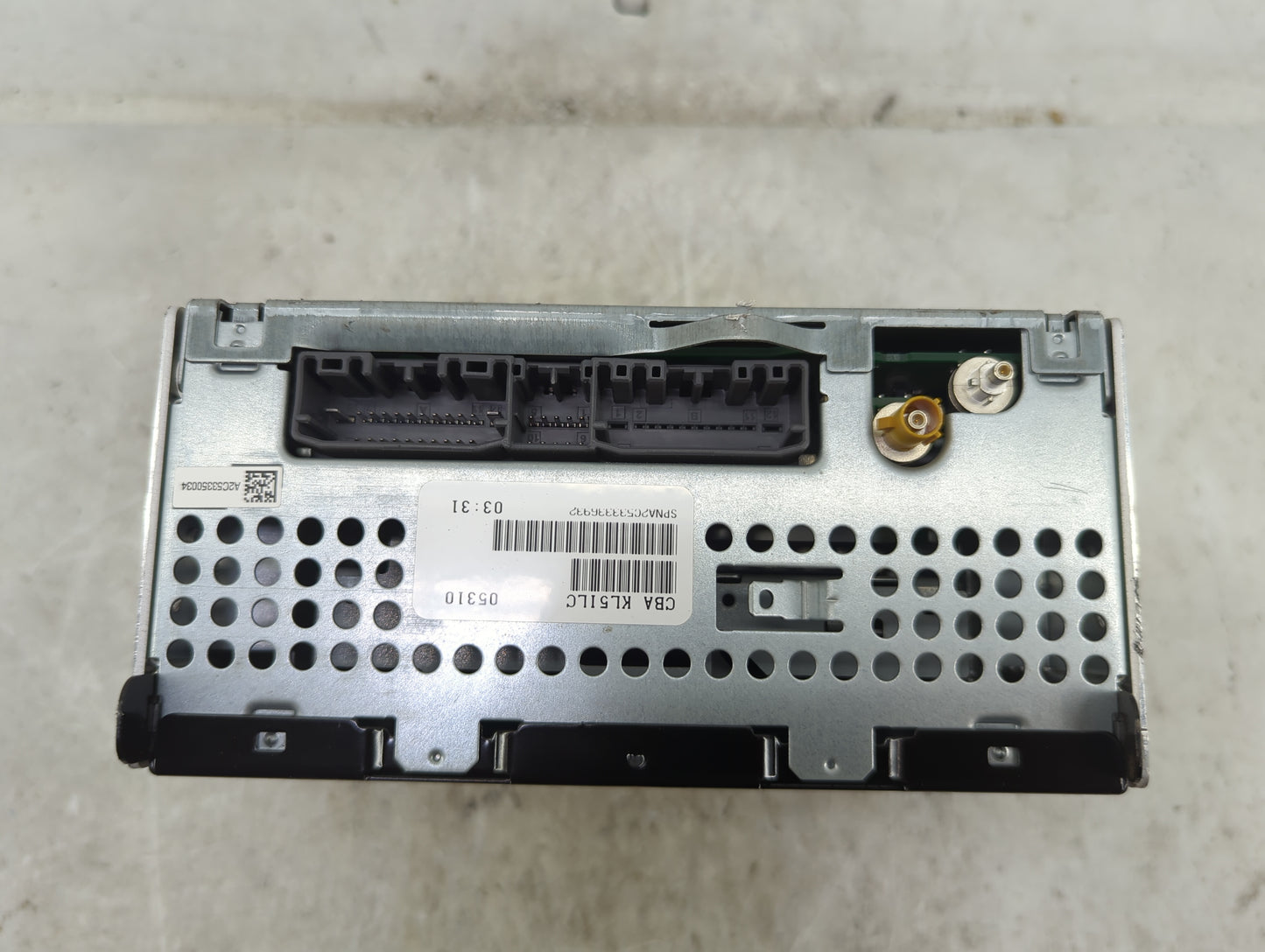 2010 Dodge Caliber Radio AM FM Cd Player Receiver Replacement P/N:CBA KL5ILC SPNA2C533336932, A2C53385003 Fits OEM Used Auto