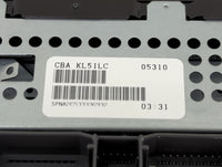 2010 Dodge Caliber Radio AM FM Cd Player Receiver Replacement P/N:CBA KL5ILC SPNA2C533336932, A2C53385003 Fits OEM Used Auto