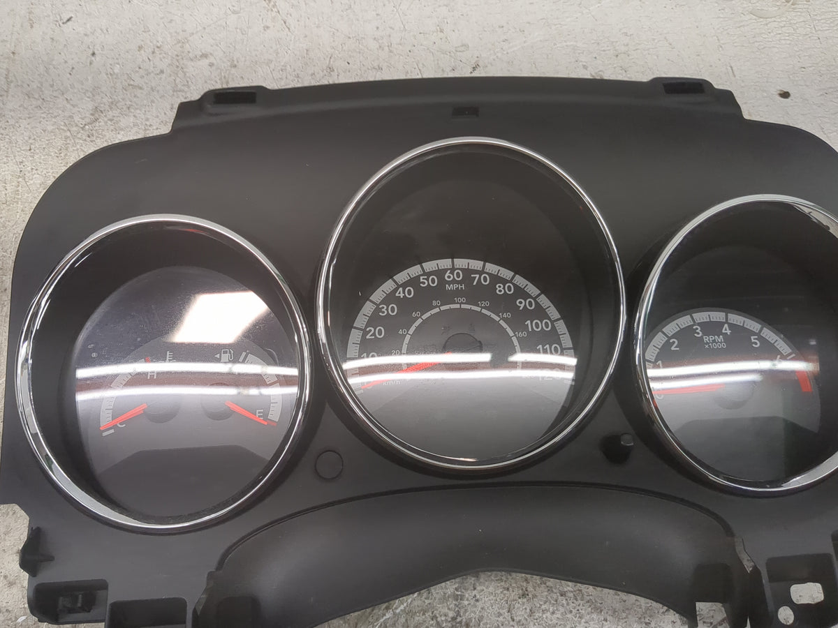2010 Dodge Caliber Instrument Cluster Speedometer Gauges P/N:1JW591X9AB P05107303AB Miles: Fits OEM Used Auto Parts - Oemuse