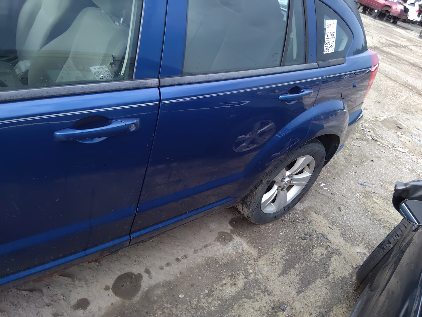 2007-2010 Dodge Caliber Driver Rear Door Oem 5041946 - Oemusedautoparts1.com