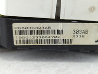 2010 Dodge Caliber Instrument Cluster Speedometer Gauges P/N:P68036303AB Fits OEM Used Auto Parts - Oemusedautoparts1.com