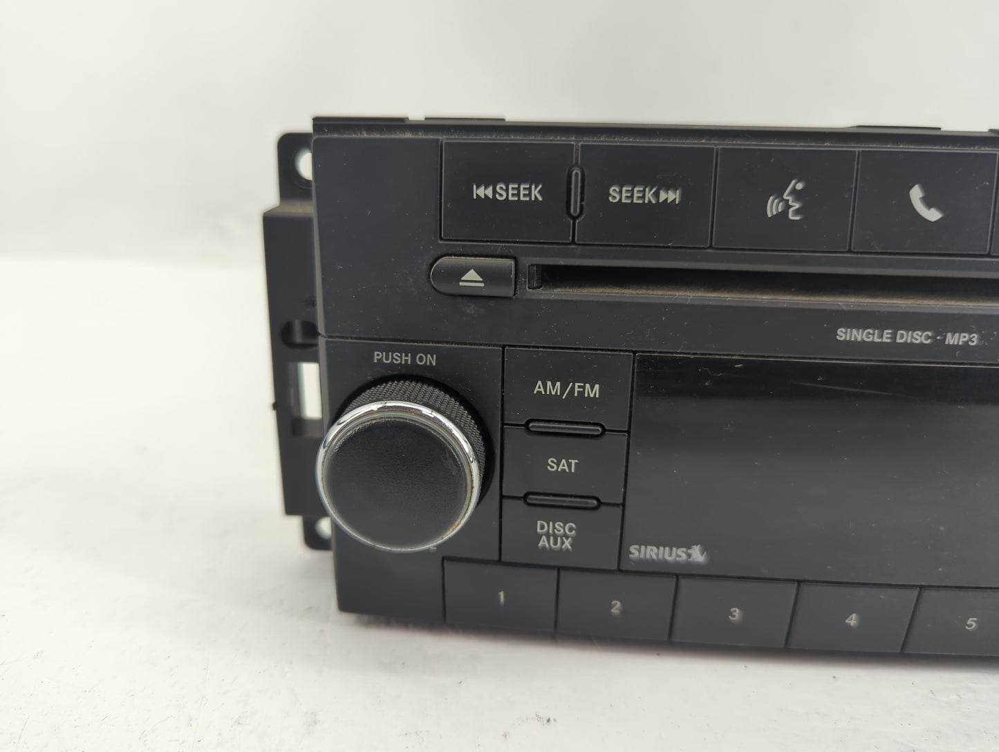 2010 Dodge Caravan Radio AM FM Cd Player Receiver Replacement P/N:05091117AC Fits Fits 2008 2009 OEM Used Auto Parts - Oemus
