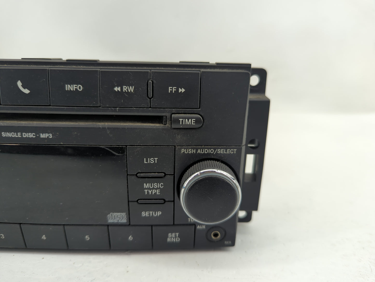 2010 Dodge Caravan Radio AM FM Cd Player Receiver Replacement P/N:05091117AC Fits Fits 2008 2009 OEM Used Auto Parts - Oemus