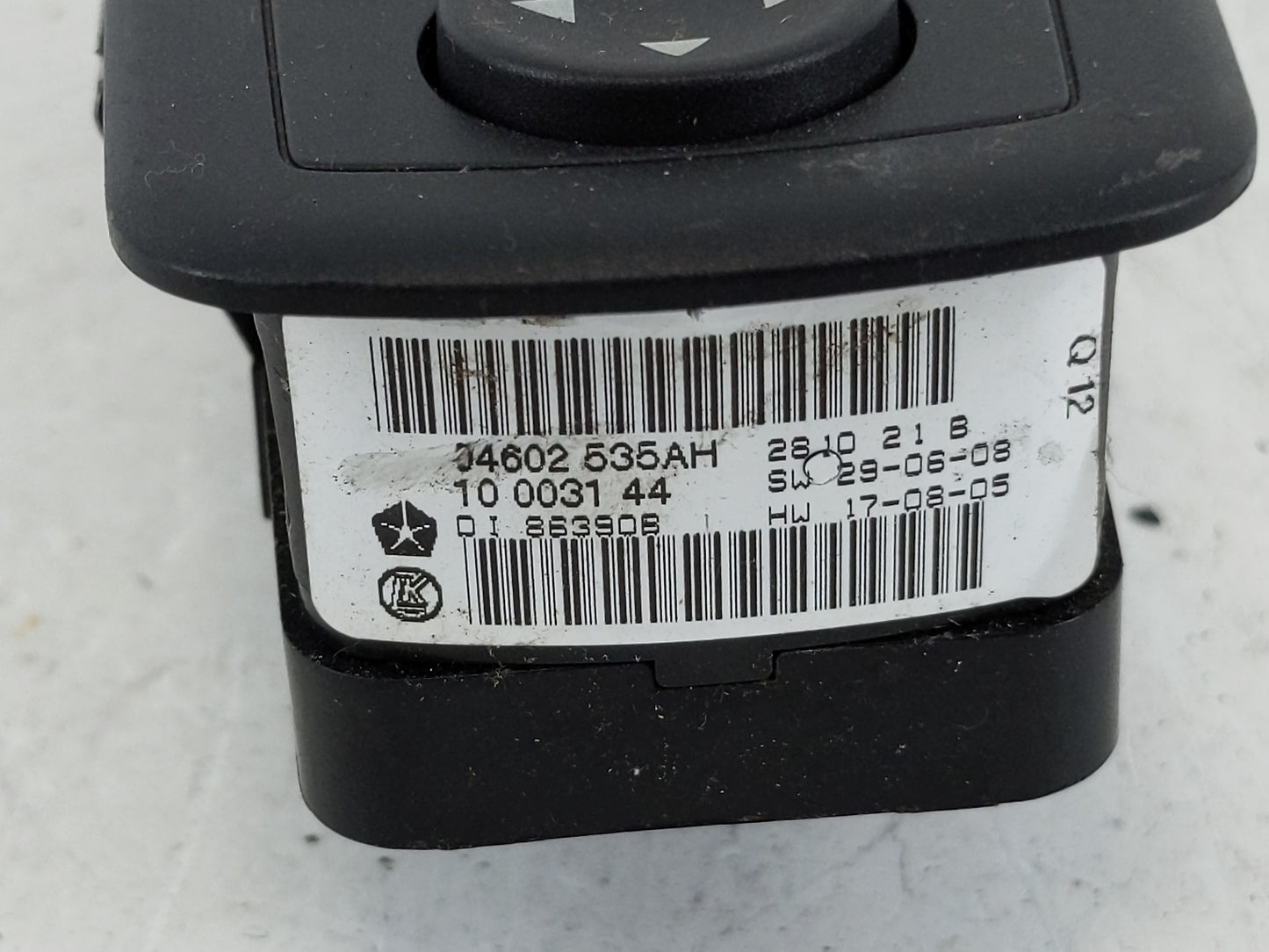 2010 Dodge Caravan Master Power Window Switch Replacement Driver Side Left P/N:04602535AH 04602535AI Fits Fits 2008 2009 201